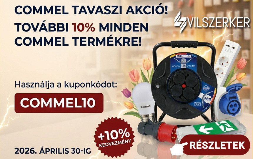 Commel tavaszi akci&oacute; 2026
