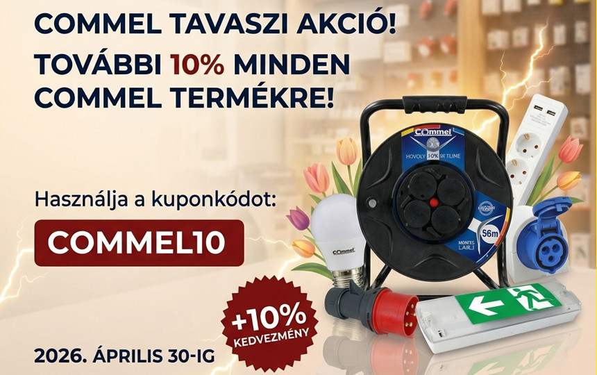 Commel tavaszi akció 2026 - Vilszershop.hu