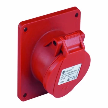 TP ELECTRIC 4x16A - Beépíthető dugalj (ferde) -83x90 alap (IP44) (TP-3122-309-1600)