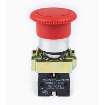 CHINT vésznyomó komplett (fém) D=40mm, 1NC NP2-BS542 (CH-NP2-BS542)