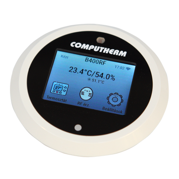 COMPUTHERM B400RF Wi-Fi termosztát vezeték nélküli érintőkijelzős vezérlővel (B400RF)
