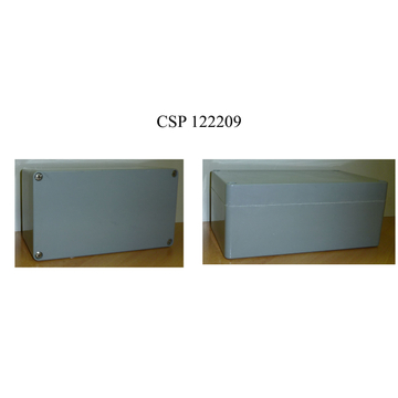 CSATÁRI PLAST CSP 122209 poliészter doboz, üres, 120x220x90mm, IP 65 szürke, halogénmentes (CSP 10122209)