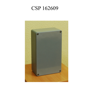 CSATÁRI PLAST CSP 162609 poliészter doboz, üres, 160x260x90mm, IP 65 szürke, halogénmentes (CSP 10162609)