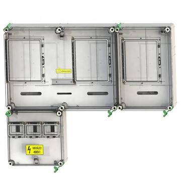 CSATÁRI PLAST PVT 7590 Á-V-H Fm-SZ Felületre szerelhető direkt mérőhely (PVT 1530 FF fő földelősín modullal) (CSP21.E026)