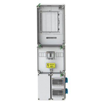 CSATÁRI PLAST PVT 3075 Fm-K FO 2x6 ÁK-1Fi Felületre szerelhető direkt mérőhely (CSP21.E0151Fi)