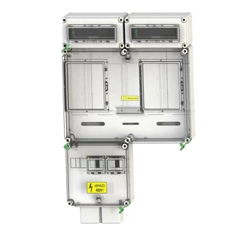 CSATÁRI PLAST PVT 6075 Á-V Fm-K ÁK Felületre szerelhető direkt mérőhely (PVT 1530 FF fő földelősín modullal) (CSP21.E019ÁK)