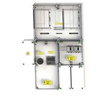 CSATÁRI PLAST PVT Á-V Fm-CSF50 Felületre szerelhető direkt mérőhely (CSP21.E021)