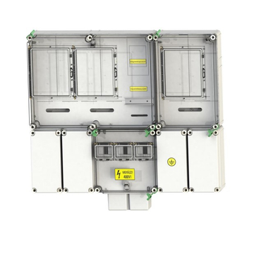 CSATÁRI PLAST PVT 7590 Á-V-H Fm 80A-K KF Felületre szerelhető direkt mérőhely (CSP21.E028KF)