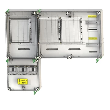 CSATÁRI PLAST PVT 7590 Á-V-Hv Fm-SZ Felületre szerelhető direkt mérőhely (PVT 1530 FF fő földelősín modullal) (CSP21.E032)