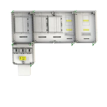 CSATÁRI PLAST PVT Á-V-Hv Fm 80A-K Felületre szerelhető direkt mérőhely (PVT 1530 FF fő földelősín modullal) (CSP21.E034)