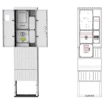 CSATÁRI PLAST PVT-K-L Fm-SB Szabadon álló direkt mérőhely (CSP21.ES052)