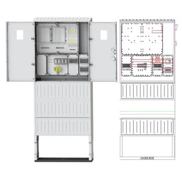 CSATÁRI PLAST PVT-K-L Á-V Fm-Fi-80A Szabadon álló direkt mérőhely (CSP21.ES076)