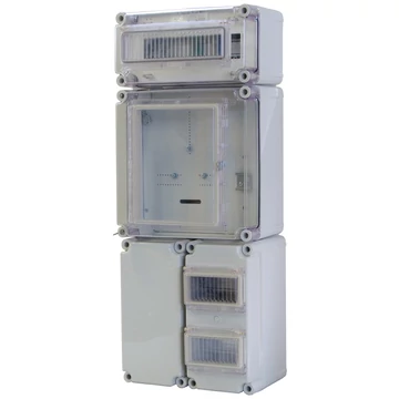 CSATÁRI PLAST PVT EON 3030 FO 2x6 ÁK – F 12 ÁK - AM E.ON Egyfázisú mérőhely, 300x750x170mm (CSPEA 33411405)