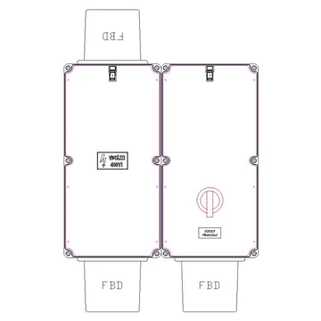CSATÁRI PLAST PVT 6060 SZ95-SB-CS Modul szekrény (CSP21.C089)