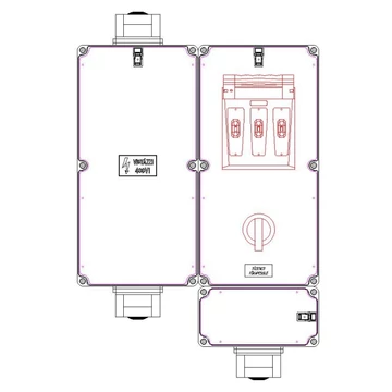 CSATÁRI PLAST PVT 6060 SZ150-SB-CS Modul szekrény (CSP21.C091)