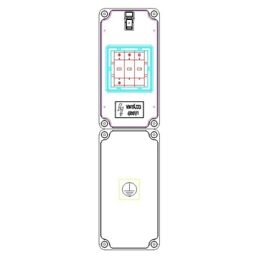 CSATÁRI PLAST PVT 1530 TFL Modul szekrény (CSP21.a105)