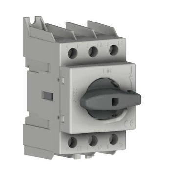 TECHNOELECTRIC SD2 3x100A Moduláris terheléskapcsoló, 3x100A, 0-1 állás, közvetlen kar (fekete) (19207)