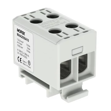 MOREK OTL50-2 Fővezetéki sorkapocs, 2xAl/Cu 1,5-50mm2, 1500V, szürke (MAA2050A10)