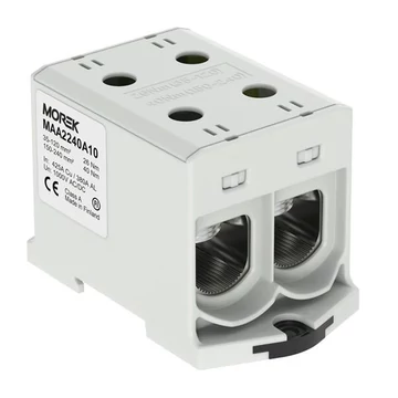MOREK OTL240-2 Fővezetéki sorkapocs, 2xAl/Cu 35-240, 1500V, szürke (MAA2240A10)