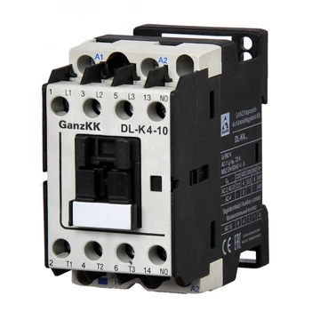 GANZ DL-K4-10 230 V 50/60 Hz mágneskapcsoló / 4 kW (AC-3, 400V) (100-0002-350-DL)