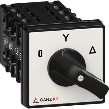GANZ KK1-32-6009 csillag-delta motorkapcsoló / nyitott / 32A / 60° (1AF6009BB00M40)