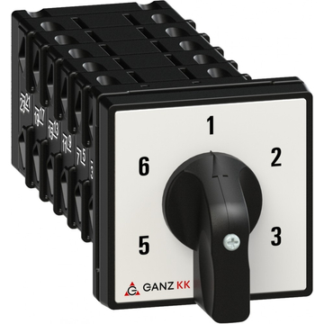 GANZ KK1-32-6038 fokozatkapcsoló 0 állás nélkül / nyitott / 2P / 32A / 60° (1AF6038BB00M60)