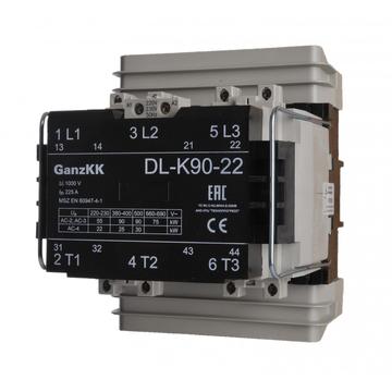 GANZ DL-K90-22/380-400V mágneskapcsoló / 90 kW (AC-3, 400V) (200-4523-660-DL)