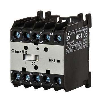 GANZ MK4-10/24V minikontaktor / 4 kW (AC-3, 400V) (230-3720-011)