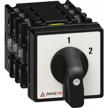 GANZ KKE0-20-6004 átkapcsoló 0 állás nélkül / nyitott-IP65 előlap / 3P / 20A / 60° (2AC6004AA00M30)