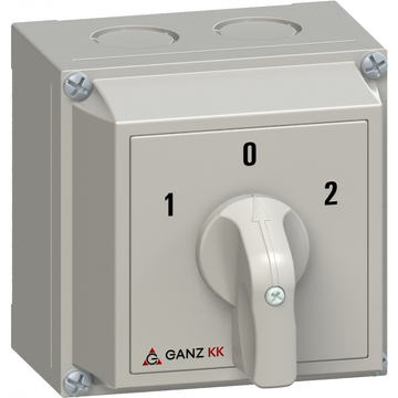 GANZ KKM0-20-6426 átkapcsoló 0 állással / tokozott / 1P / 20A / 60° (3AC6426XB00S20)