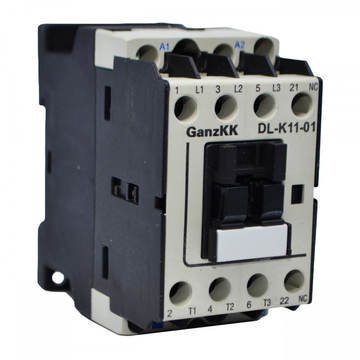 GANZ DL-K11-01 24V 50/60 Hz mágneskapcsoló / 11 kW (AC-3, 400V) (410-0002-010-DL)