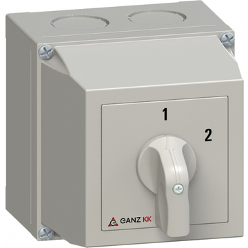 GANZ KKM1-32-6004 átkapcsoló 0 állás nélkül / tokozott / 3P / 32A / 60° (4AF6004XB00S40)