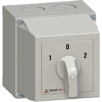 GANZ KKM1-32-6129 átkapcsoló 0 állással / tokozott / 4P / 32A / 60° (4AF6129XB00S40)