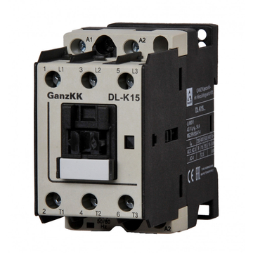 GANZ DL-K15 400 V 50/60 Hz mágneskapcsoló / 15 kW (AC-3, 400V) (530-0002-450-DL)