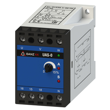 GANZ UAS-O/3X230V/400V AC védelmi relé (740-8080-600)