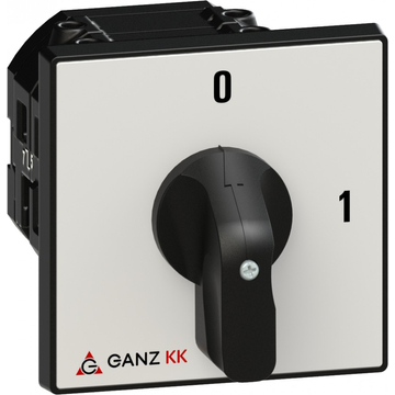 GANZ KK2-40-9002 KI-BE kapcsoló / nyitott / 3P / 40A / 90° (902-9002-601)