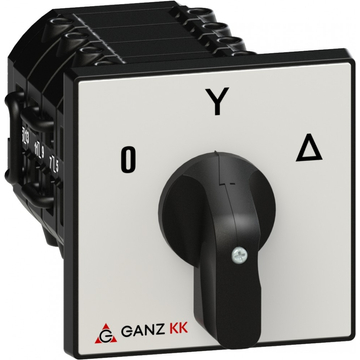 GANZ KK2-80-6009 csillag-delta motorkapcsoló / nyitott / 80A / 60° (904-6009-801)