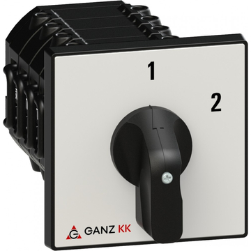 GANZ KK2-40-6095 átkapcsoló 0 állás nélkül / nyitott / 4P / 40A / 60° (904-6095-601)