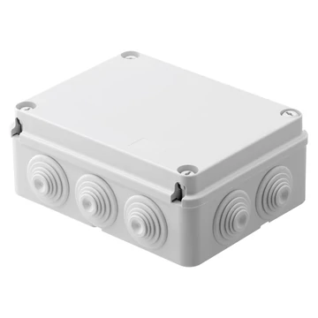 GEWISS KÖTŐDOBOZ CSAVAROS IP55 190X140X70 MEMBRÁNOS SZÜRKE (GW44007)