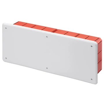GEWISS KÖTŐ CSATLAKOZÓDOBOZ DIN SÍN 392X152X75 FEH FEDÉL (GW48008)