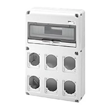 GEWISS Q-DIN 14 M 6 MODULOS 16/32A IP44/67 IP65 (GW68008N)