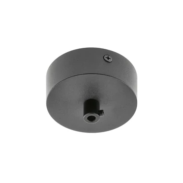 GTV Mennyezetirózsa sorkapoccsal és kábellel, 80×25 mm, fekete (GTV-AE-MA8028-00)