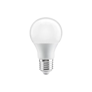 GTV LED fényforrás, DIMMERELHETŐ, E27, normál forma, 10W, 940lm, 87mA, 3000K, 200°, 180-250V/AC (GTV-LD-SPCA60-10W)