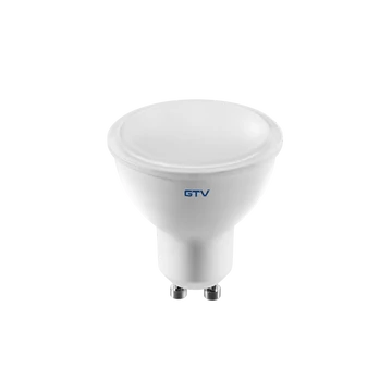 GTV LED fényforrás, DIMMERELHETŐ, GU10, 7W, 600lm, 61mA, 4000K, 120°, 180-250V/AC (GTV-LD-SPNGU10-7W)