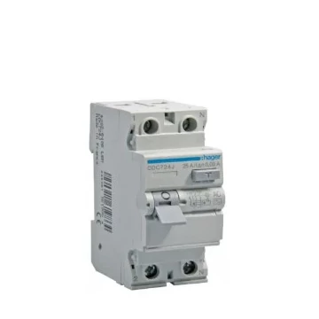 HAGER Fi-relé, 2P, 25A, 30mA, AC (CDC724J)