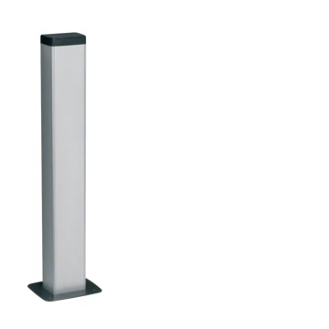 HAGER Energiaoszlop, 1 rekeszes, 650mm magas, alumínium (DAP80650ELN)