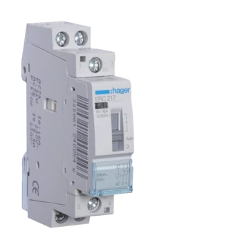HAGER Mágneskapcsoló, 2NY, 16A, 230V AC, I-0-II, moduláris (ERC217)