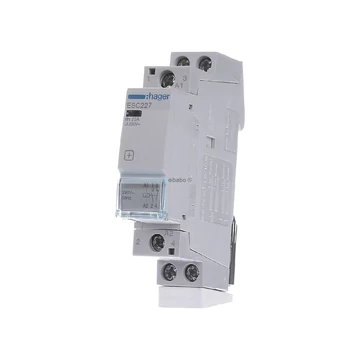HAGER Mágneskapcsoló, 1Z+1NY, 25A, 230V AC, moduláris (ESC227)