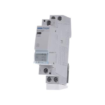 HAGER Mágneskapcsoló, 1Z+1NY, 25A, 230V AC, moduláris (ESC227)