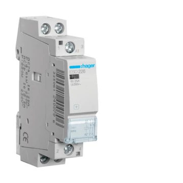 HAGER Mágneskapcsoló, 2NY, 25A, 24V AC, moduláris (ESD226)